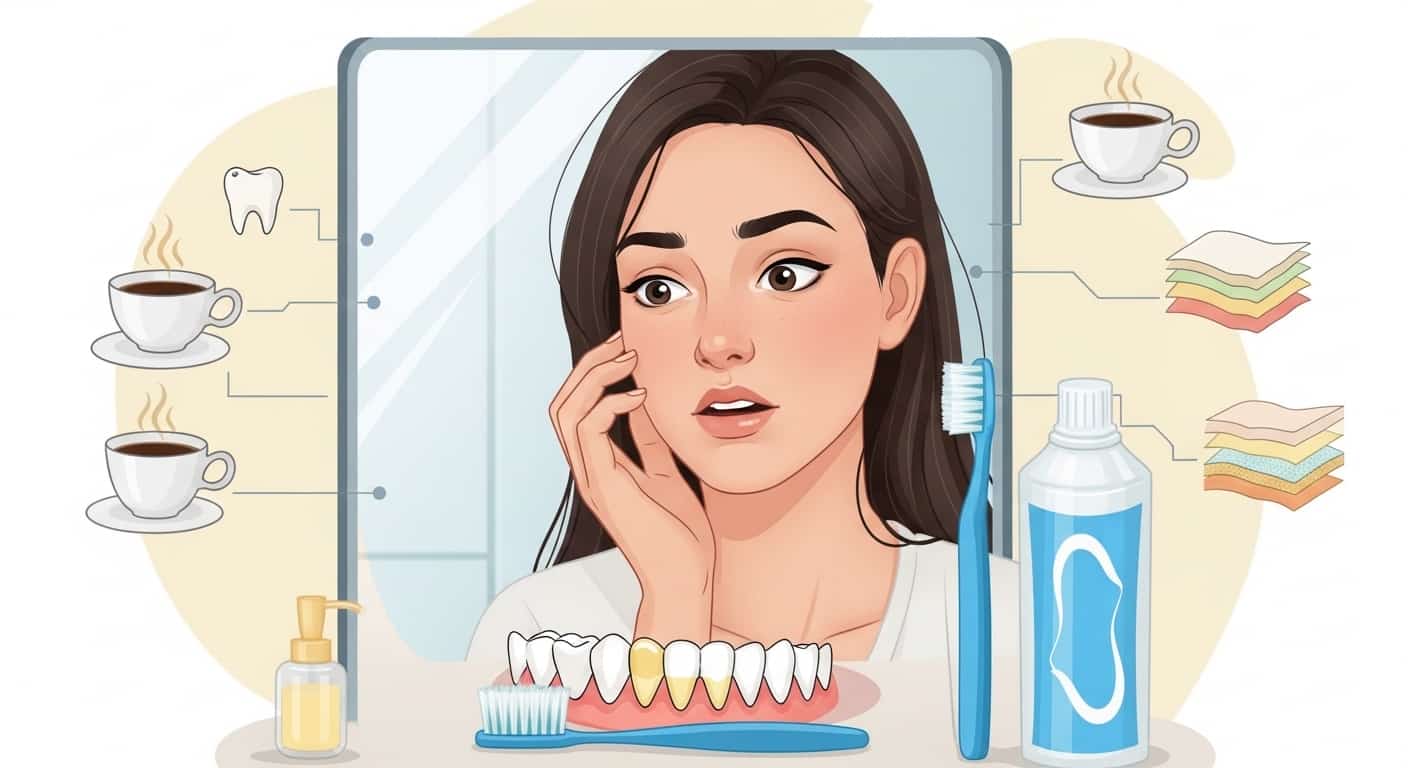 why are my teeth yellow when i brush them everyday